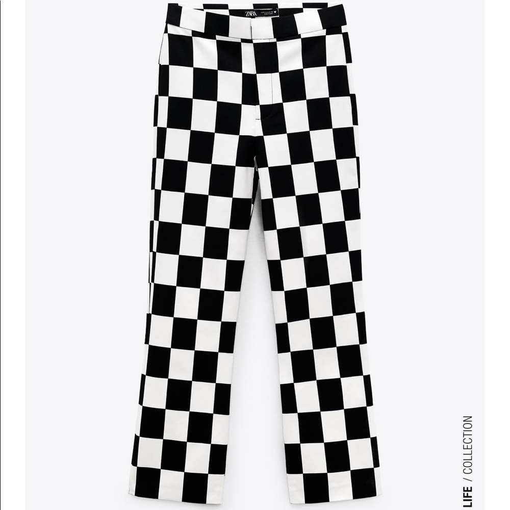 Zara Checkered Board Pants